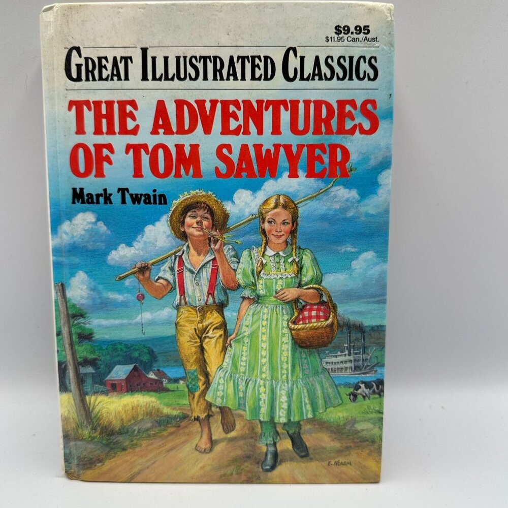 The Adventures Of Tom Sawyer Mark Twain Great Illustrated Classics Hardcover 198